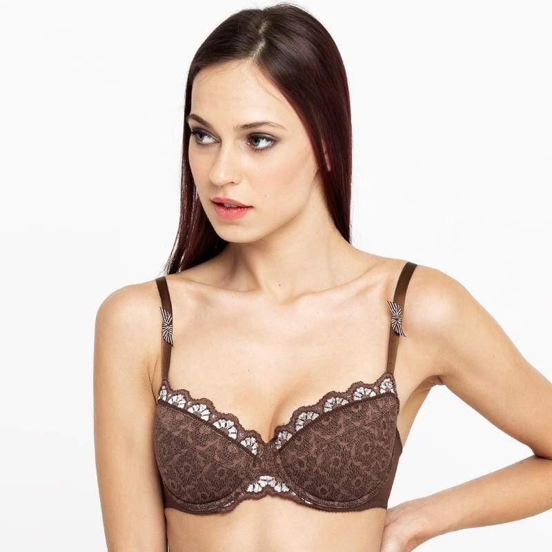 Lavinia Charm Lace Padded Balcony Bra - STREET STYLE