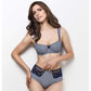 Lightly Padded Balcony Bra Lauma Navy-3