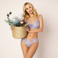 Sheer Mesh Lace Plunge Bra Melisa-4