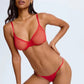 Sheer Molded Bra Blush The Mesh Red-4