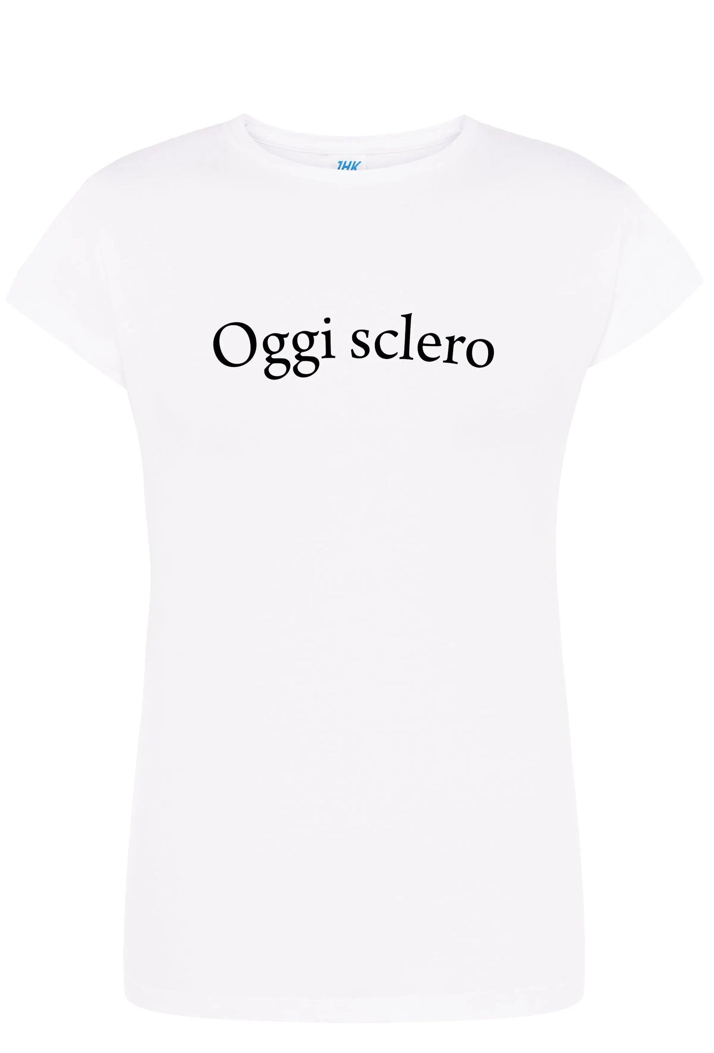 Oggi Sclero Solo Parole 3409 Lady Donna 100% Cotone Pettinato STREET STYLE