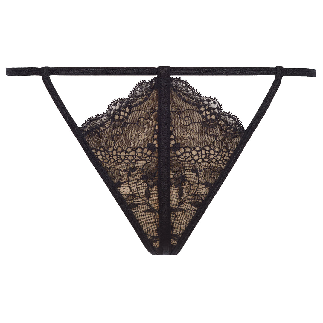 Axami Panna Cotta Lace G-String Thong-2