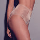 Sheer High Waist Brief Panty Glossies Nude-2