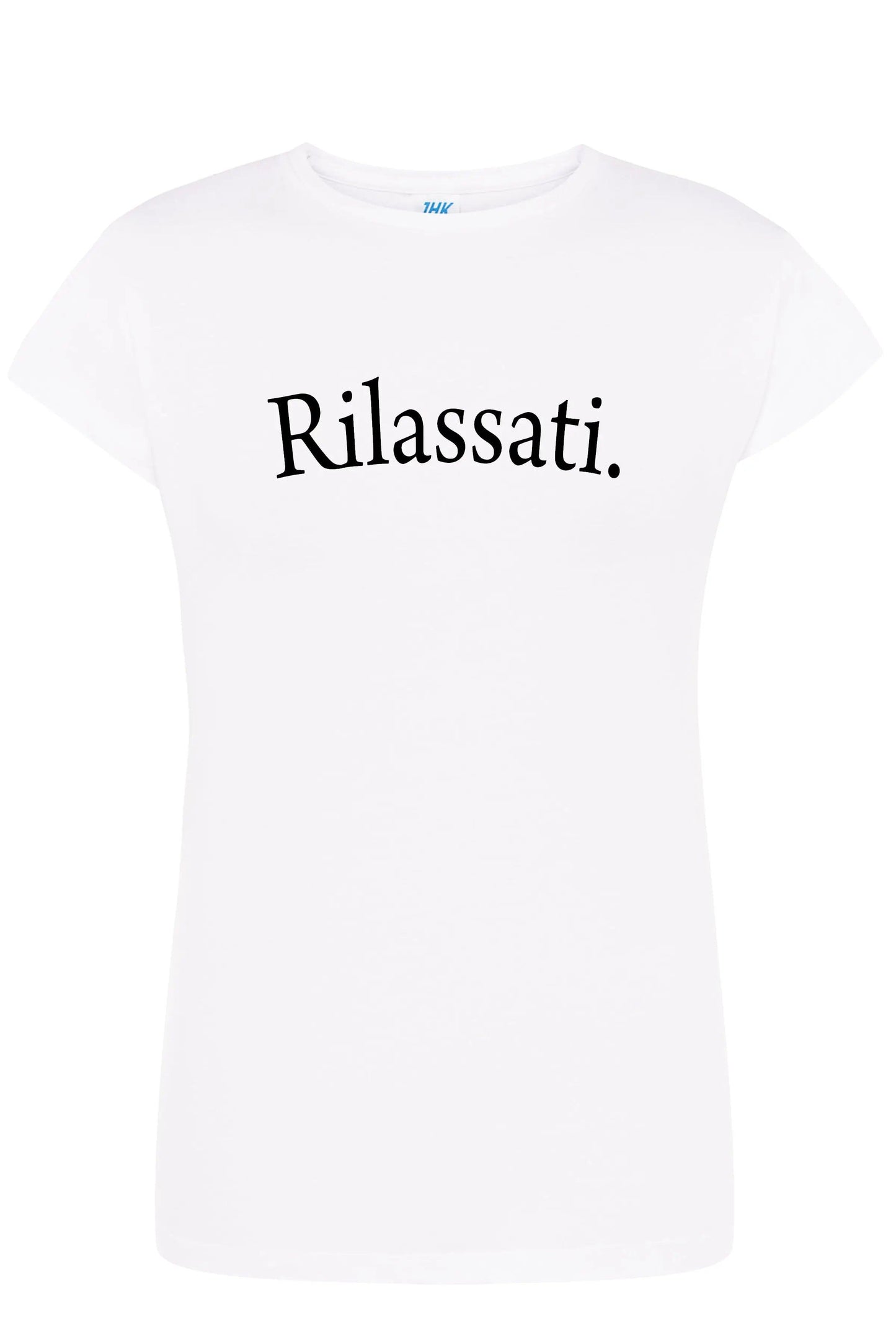 Rilassati Solo Parole 3402 Lady Donna 100% Cotone Pettinato STREET STYLE