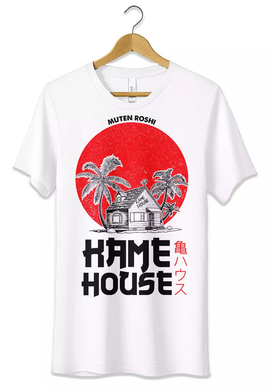 T-Shirt Kame House Genio delle Tartarughe Maglietta Dragon Ball-0