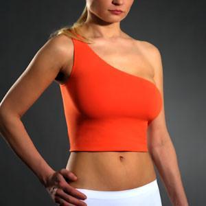 SEAMLESS ONE SHOULDER TOP (LA8131)-0