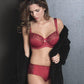 Sassa Bordeaux Semi-Sheer Full Figure Bra-1