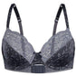 Sassa Silver Blossom Semi Sheer Full Figure Bra-3