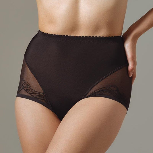 Semi Sheer High Waist Brief Panty Lavinia Mia-0