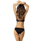 Semi-Sheer Half Padded Bra Gorteks Pamela Black-4