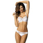 Semi-Sheer Half Padded Bra Gorteks Pamela White-2