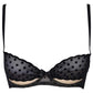 Axami Seductive Dots Sheer Demi Bra-2