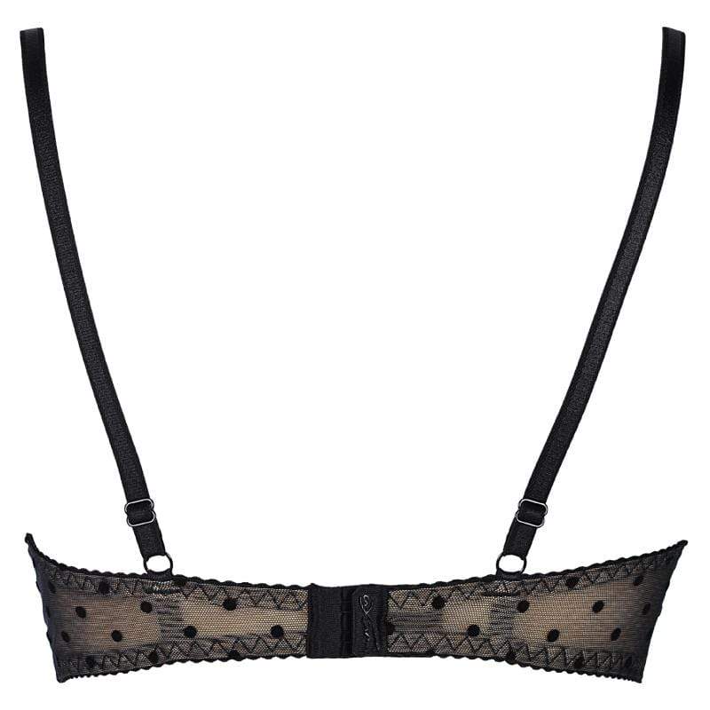 Axami Seductive Dots Sheer Demi Bra-3