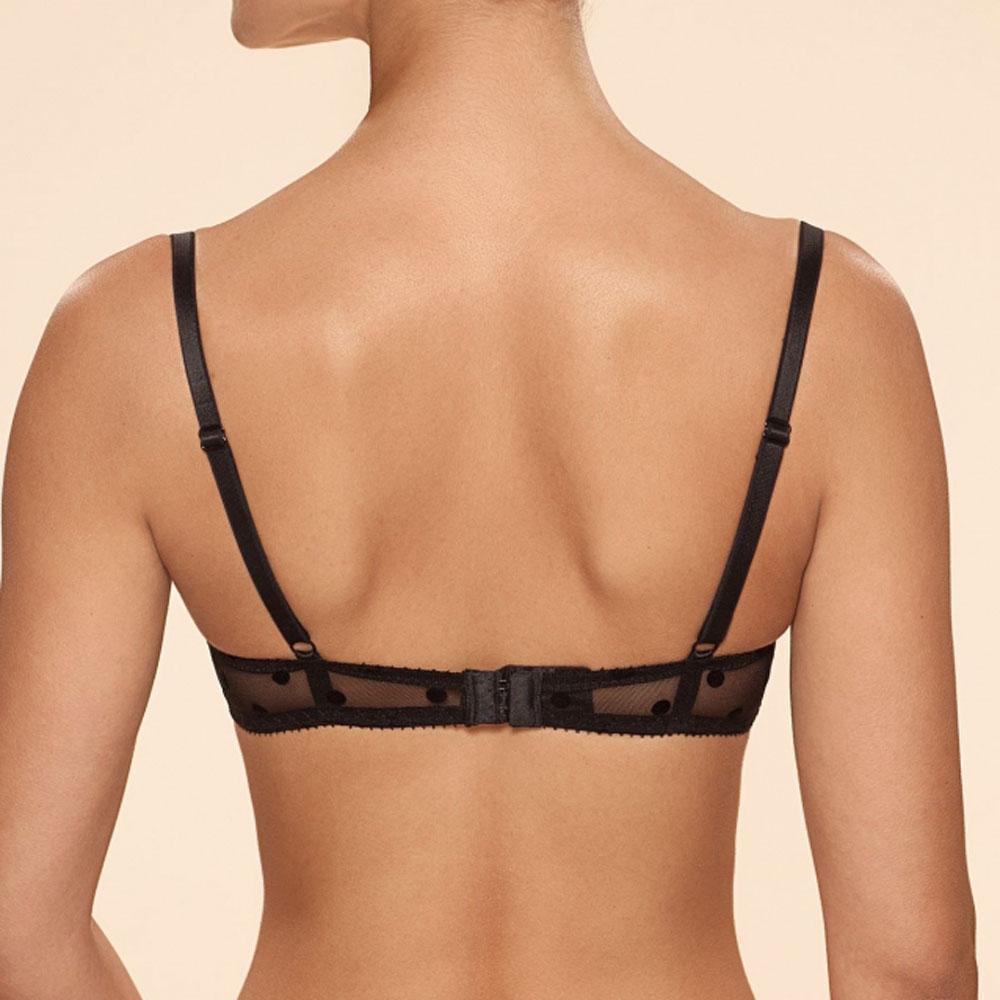 Ajour Capriccio Sheer Polka Dot Demi Bra-2