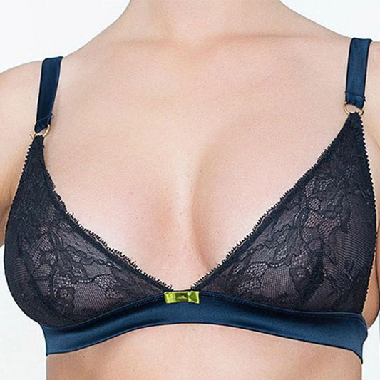 Sexy Sheer Triangle Bra Addition Nouvelle Effrontee-0