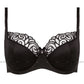 Sheer Embroidery Plus Size Bra Gorteks Onyx - STREET STYLE