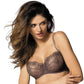 Sheer Mesh Balconette Bra Gorteks Pamela Mocha-1