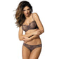 Sheer Mesh Balconette Bra Gorteks Pamela Mocha-4