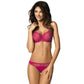 Sheer Mesh Balconette Bra Gorteks Pamela Pink-2