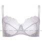 Sheer Mesh Balconette Bra Gorteks Pamela Silver-3