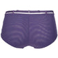 Sheer Lace Boyshort Panty Axami Miami Vibe Purple-3