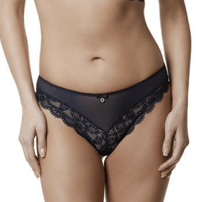 Sheer Lace Thong Panty Montelle Twilight-0