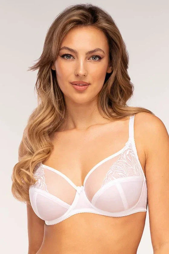 Sheer Mesh 3-Part Cup Underwire Bra Virginia - STREET STYLE