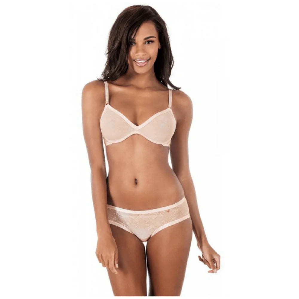 Skarlett Blue Trellis Soft Lace Boyshort Panty - STREET STYLE