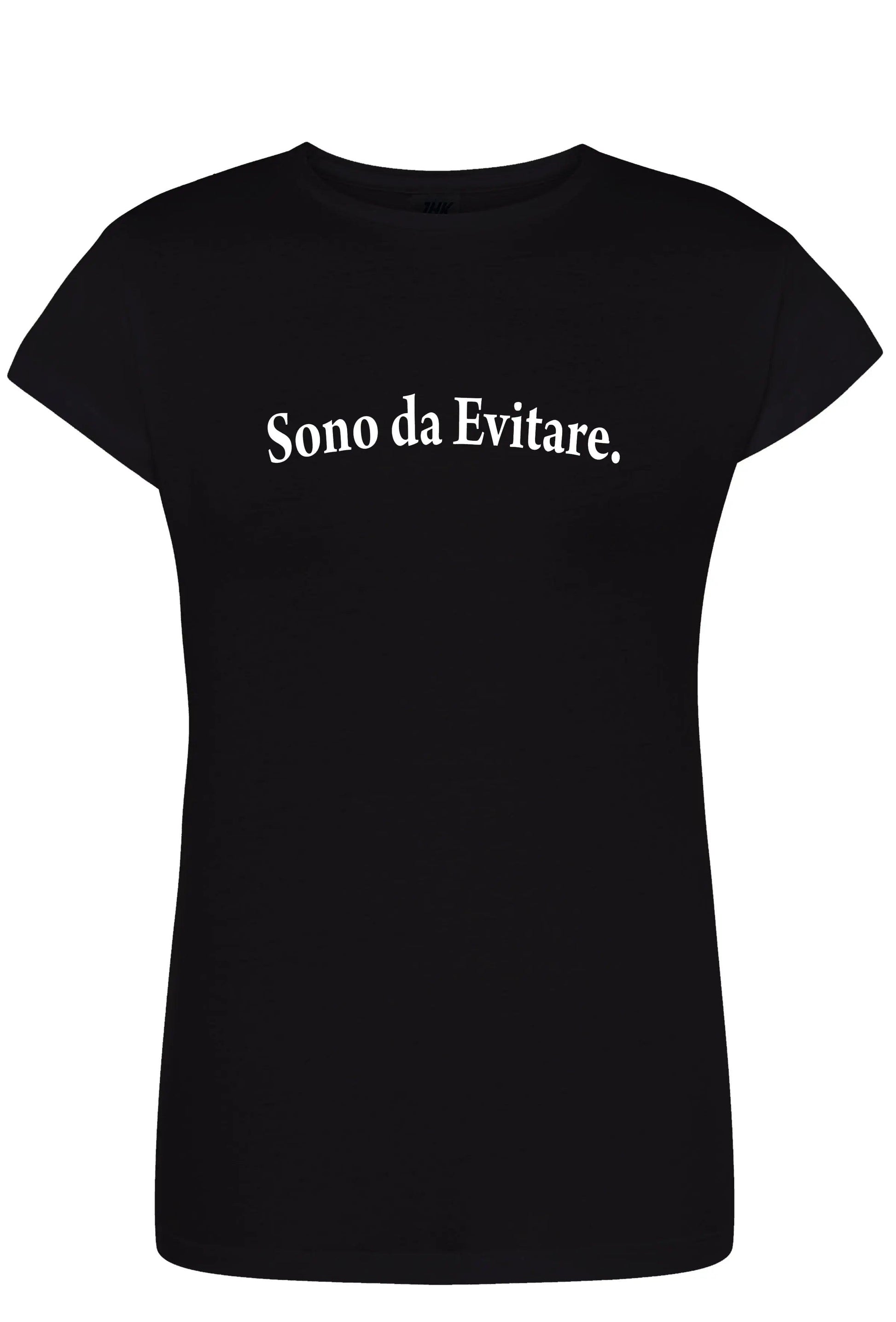 Sono da Evitare Solo Parole 3406 Lady Donna 100% Cotone Pettinato STREET STYLE