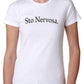 STO NERVOSA Solo Parole 3403 Lady Donna 100% Cotone Pettinato STREET STYLE