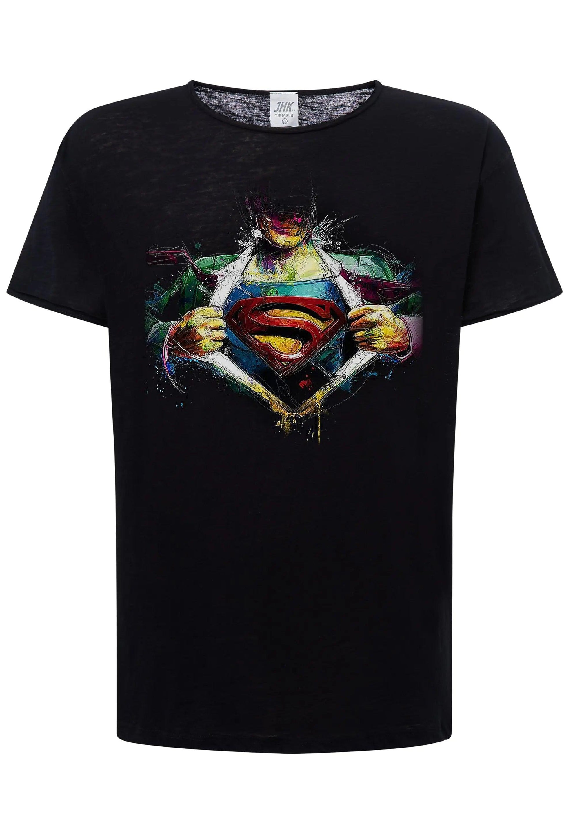 Superman Art. Color 18-20-74 Uomo Fashion 100% Cotone Fiammato STREET STYLE