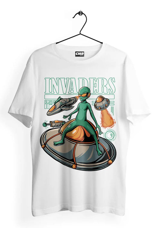 T-Shirt Maglietta Oversize Alieno Urban Streetwear Style-0