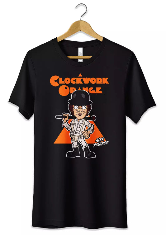 T-Shirt Alex Delarge Cartoon Drugo Arancia Meccanica 100% Cotone Unisex-0