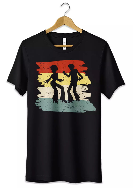 T-Shirt Maglietta Retro Vintage Dance Style-0
