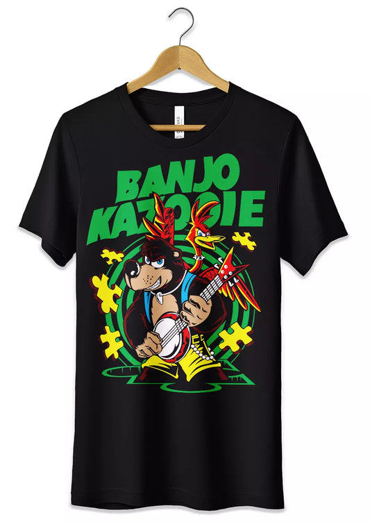 T-Shirt Maglietta Videogames Banjo Kazooie-0