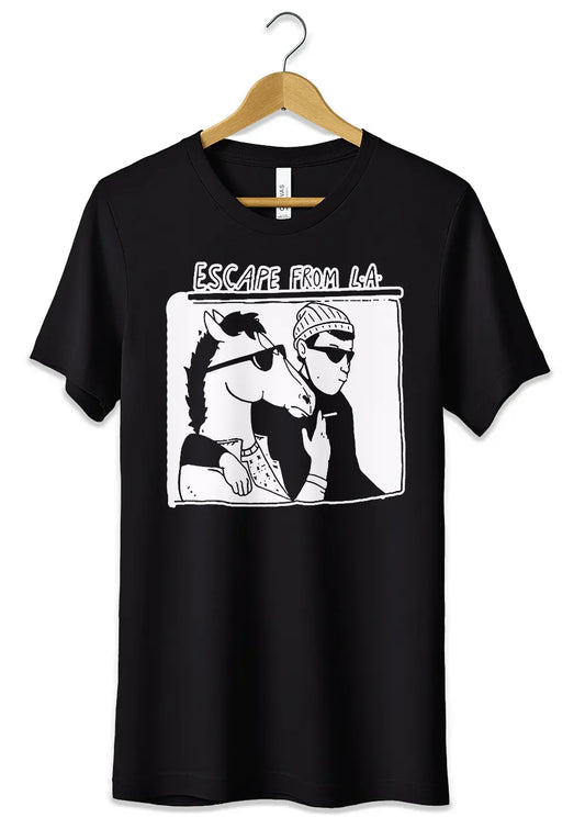 T-Shirt Maglietta Bojack Horseman Escape From L.A.-0