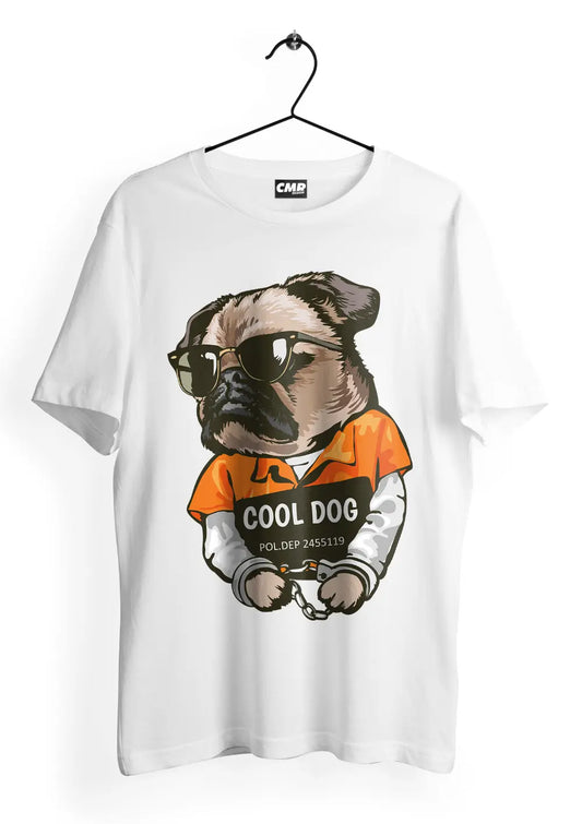 T-Shirt Maglietta Cool Dog Urban Oversize-0