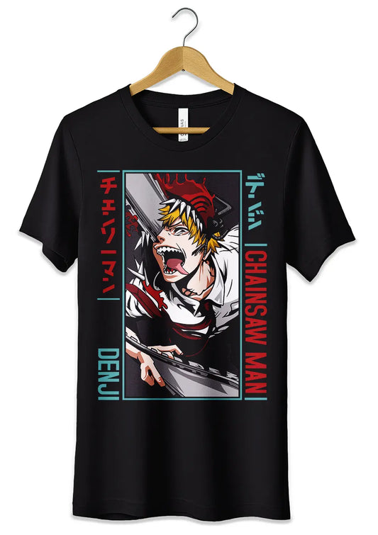 T-Shirt Maglietta Denji Chainsaw Man-0