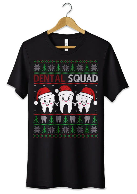 T-Shirt Maglietta Natale Ironica Dental Squad-0