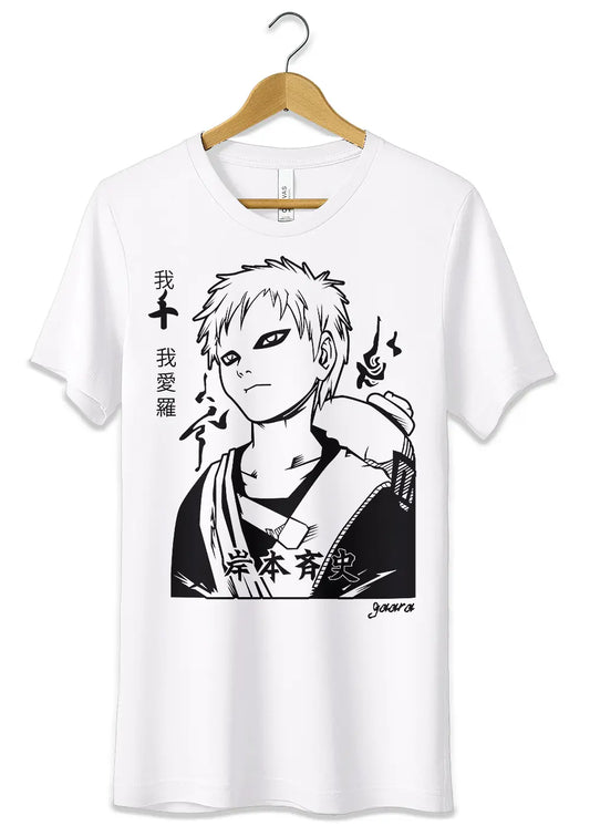 T-Shirt Maglietta Gaara Naruto Anime-0