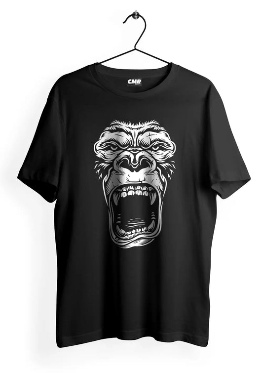 T-Shirt Maglietta Gorilla Face Urban Oversize-0