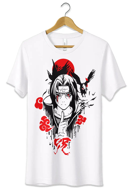 T-Shirt Maglietta Itachi Uchiha Naruto Anime-0