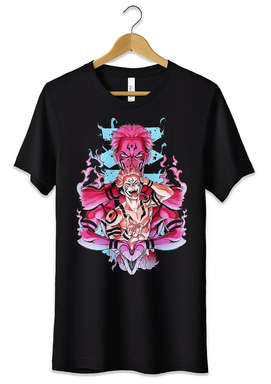 T-Shirt Maglietta Sukuna Jujutsu Kaisen Anime-0