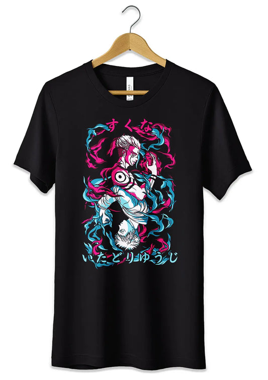 T-Shirt Maglietta Jujutsu Kaisen Anime Yuji Itadori-0