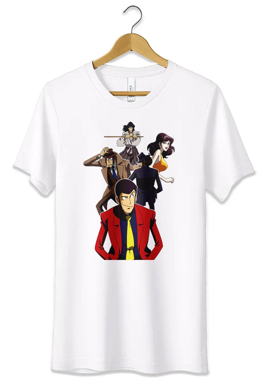 T-Shirt Maglietta Lupin Jigen Goemon Fujiko Zenigata-0