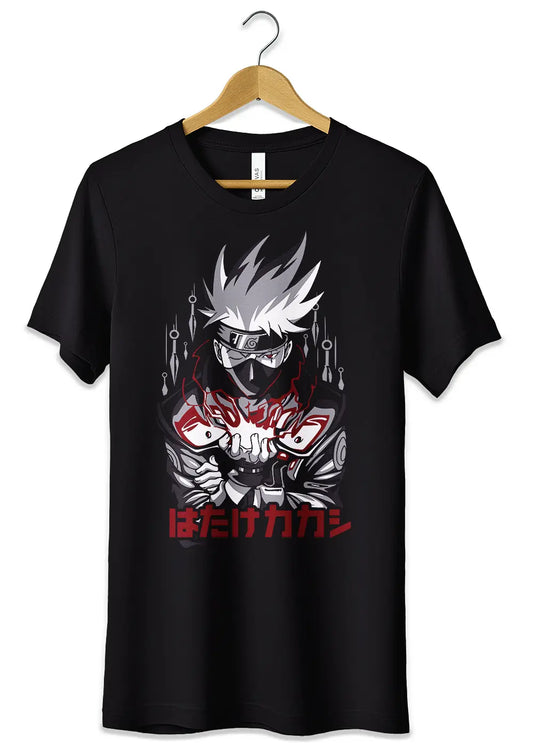 T-Shirt Maglietta Maestro Ninja Kakashi Hatake Naruto Anime-0