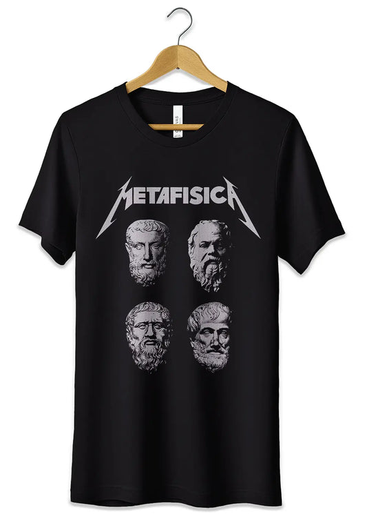 T-Shirt Maglietta Metafisica Parodia Divertente Metallica-0