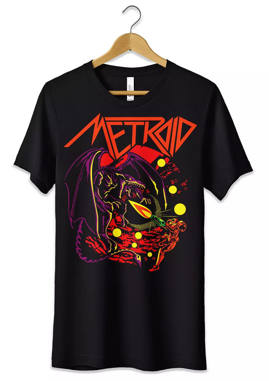 T-Shirt Maglietta Videogames Metroid-0