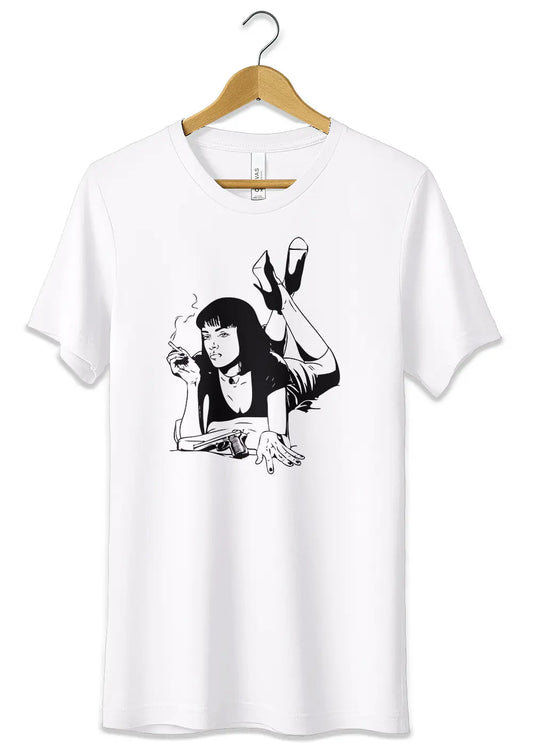 T-Shirt Maglietta Mia Wallace Pulp Fiction-0