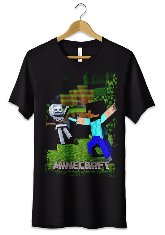 T-Shirt Minecraft Maglietta Videogames-0
